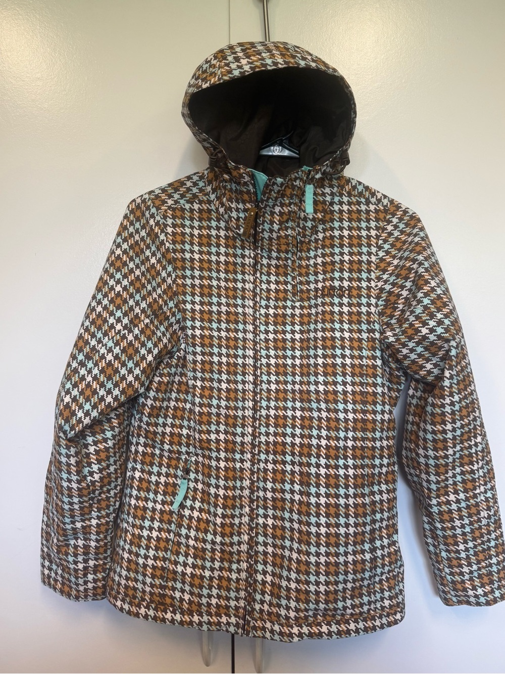 New Burton Houndstooth Ski snowboard Jacket - waterproof.